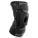 Knee brace with side support stabilizers for Arthritis pain relief, Meniscus Tear, ACL and PCL rehabilitation. GrippLyfe.com