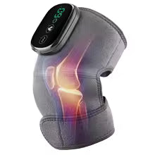 Portable Knee Massager for Arthritis Pain Relief with timer for hot compress and vibration GrippLyfe