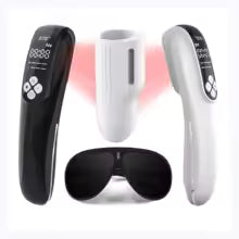 Portable laser treatment device for relieving joint pain, deep pain, neuropathy, and high-intensity muscle pain GrippLyfe