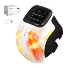 Wireless knee massager using heat therapy to relieve arthritis, knee and joint pain. GrippLyfe.com