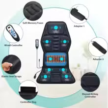 Portable Shiatsu seat massage for Back and Neck GrippLyfe.com
