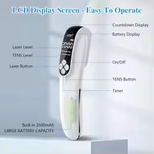 Portable laser treatment device for relieving joint pain, deep pain, neuropathy, and high-intensity muscle pain GrippLyfe