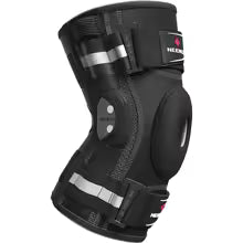 Knee brace with side support stabilizers for Arthritis pain relief, Meniscus Tear, ACL and PCL rehabilitation. GrippLyfe.com