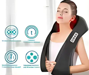 Electric shoulder massager, car neck massager GrippLyfe