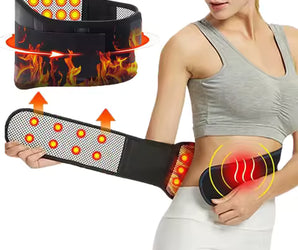 Heated Waist massager with lumbar support GrippLyfe.com