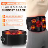Heated Waist massager with lumbar support GrippLyfe.com